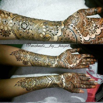 Full Arm with hands henna designs