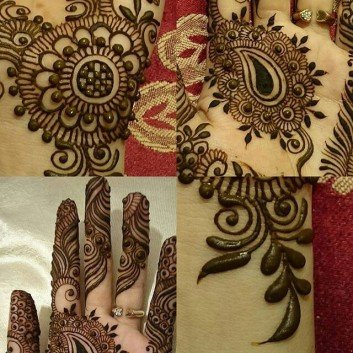 Solid Mehndi design ideas on sensod