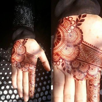 Simple fronthand mehndi designs functionality