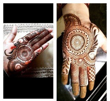 lovely mehndi designs for fronthands