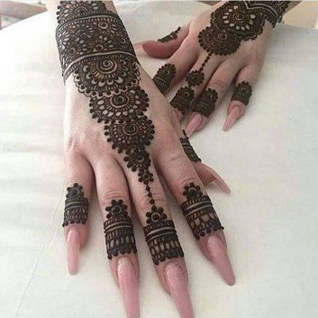 simple mehandi design