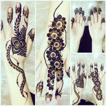 bridal mehandi art