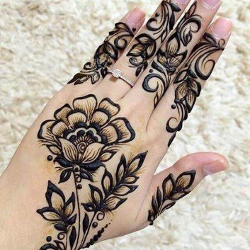 mehndi designs for back hands arabic