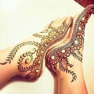 Beautiful Foot Mehndi Design 2018