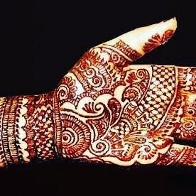 full hand mehandi design easy