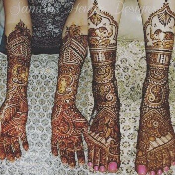 Latest, Bridal mehndi designs