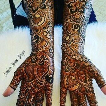 Full Hand Indian Mehndi Design 2018