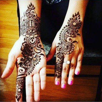 best front and back hand mehndi designs 2018