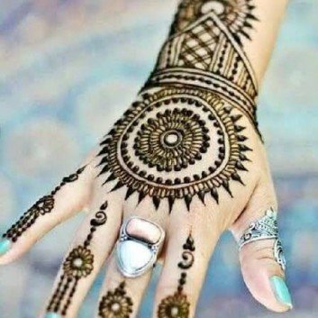 Easy Back hand Mehendi Designs