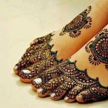 10 Latest Foot Mehandi Designs Never Seen Before 2018 on Sensod