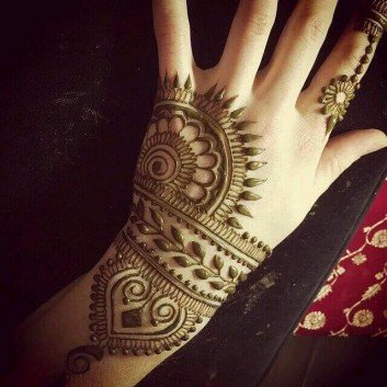 simple arabic mehndi designs