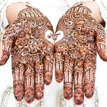 heavy both hands mehndi design in 2018