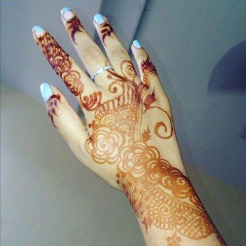 arabic mehndi designs for Right hand