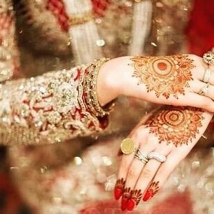 indian both hands bridal henna designs