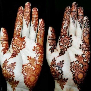 mehndi artistica designs for both hands