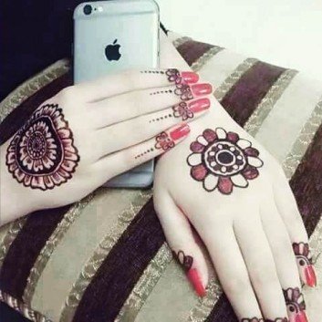 simple mehndi design for both hands in 2018