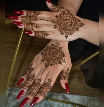 full backhand mehndi designs