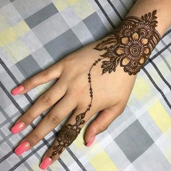 latest backhand mehndi designs