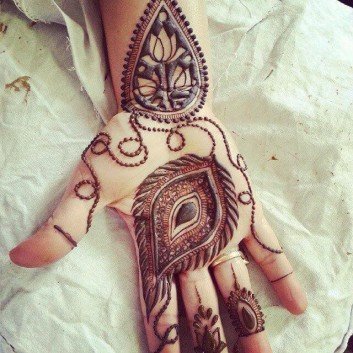 Best Front hand Mehndi Designs for Kids