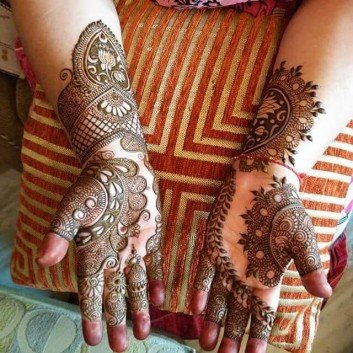 front hand mehndi design for kids 2018