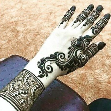 mehndi designs 2017 for children's hand