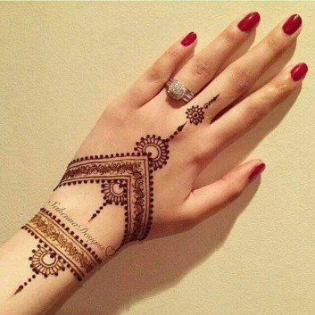 mehndi designs 2018 for children's hand