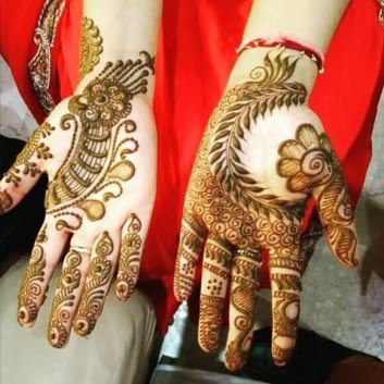 front hand mehndi design for kids 2018