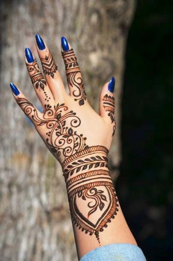 50+ Gorgerous and Inspiring Henna Designs for Women