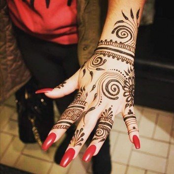 unique mehndi design