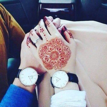 couple mehndi designs 2018