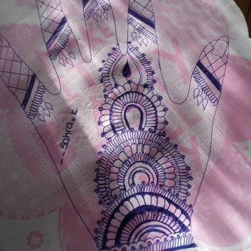 simple mehndi design