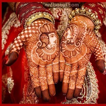 elegant mehandi design on sensod