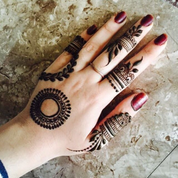 simple arabic mehndi designs