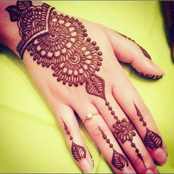 Easy Fingers Mehendi Designs