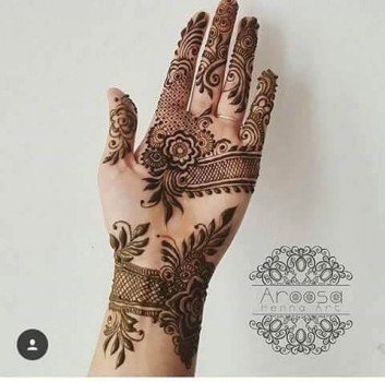 simple mehandi art