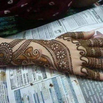 mehandi trendy design