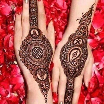 simple mehandi design