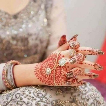 perfectly crafted henna design