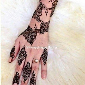 elegant henna design 2018