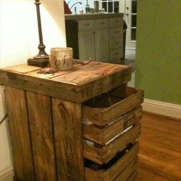 beautiful pallet drawer