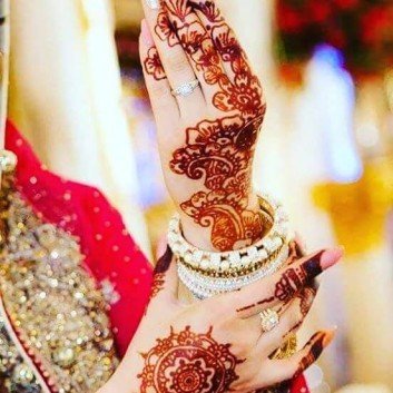 Bridal Latest Arabic Henna Designs For Hands 2018