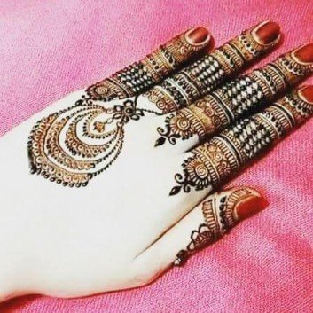 Simple One BackHand Mehndi Designs 2018