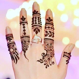 Finger Mehndi Designs 2018