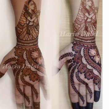 elegent mehndi design