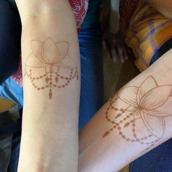 simplest mehndi design