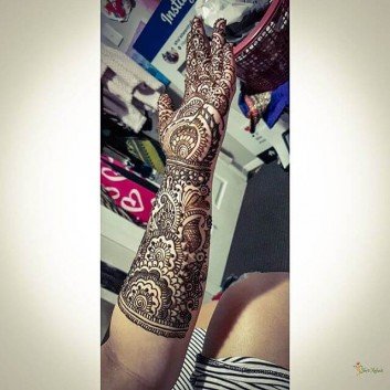 Bridal latest Mehndi design