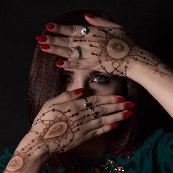 full handa mehndi design