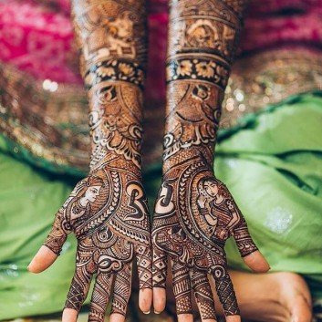 full hand detailed Mehndi Design