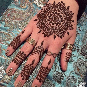 palm mehndi