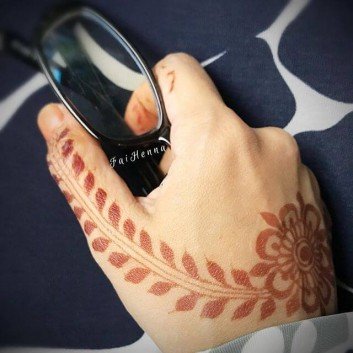 new style of rings with mehndi latest finger mehndi designs